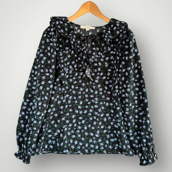 LOFT Tops - 🎉5 for $45 🎉 Loft Floral Top Blouse Shirt Size S